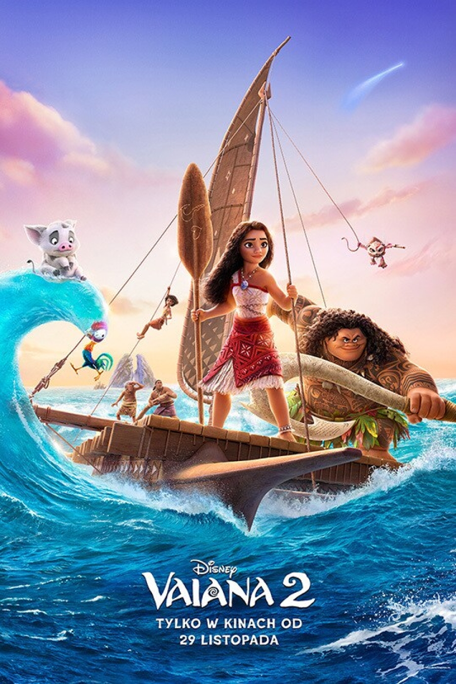 &quot;Vaiana 2&quot; 7-10.12.2024, godz. 16.00 i 18.00 (DUBBING,2D) PREMIERA!