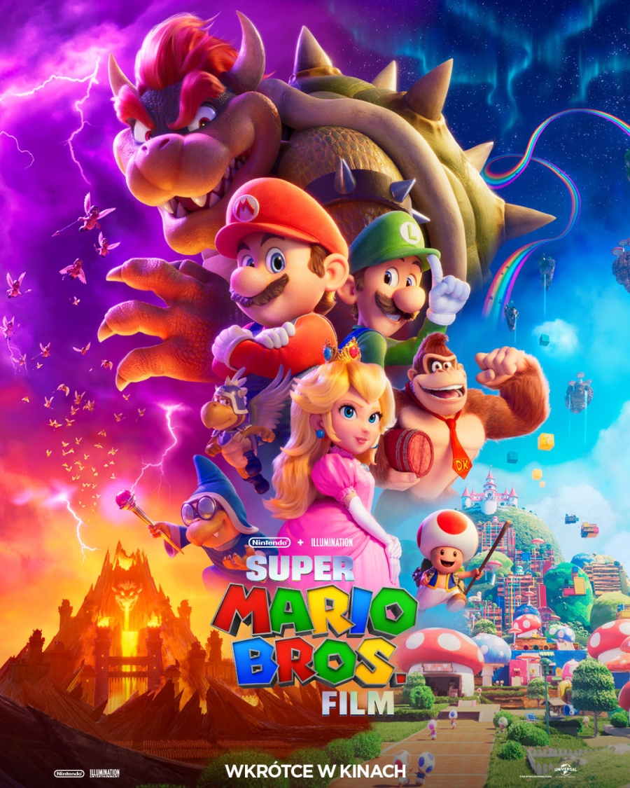 &quot;Super Mario Bros. Film&quot; 26-28 i 30.05.2023; 2-6.06.2023, godz. 16.00 i 18.00 (DUBBING,2D) PREMIERA!