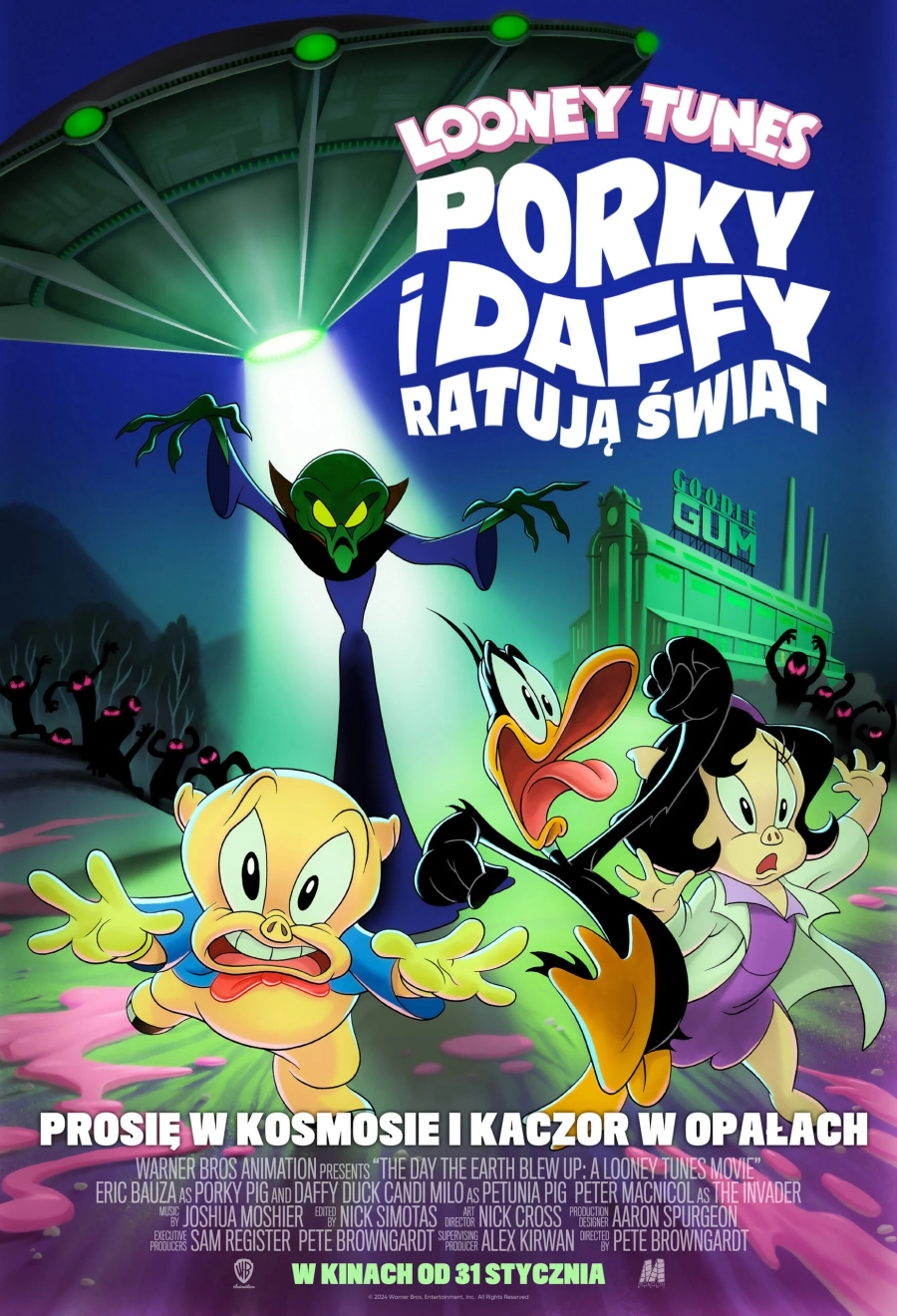 &quot;Looney Tunes: Porky i Daffy ratują świat&quot; 14-18.02.2025, godz. 16.00 (DUBBING,2D)