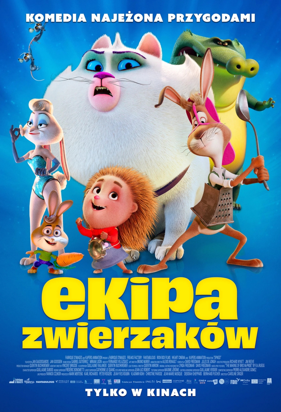 "Ekipa zwierzaków" 28-30.08.2026, godz. 17.00 (DUBBING,2D)
