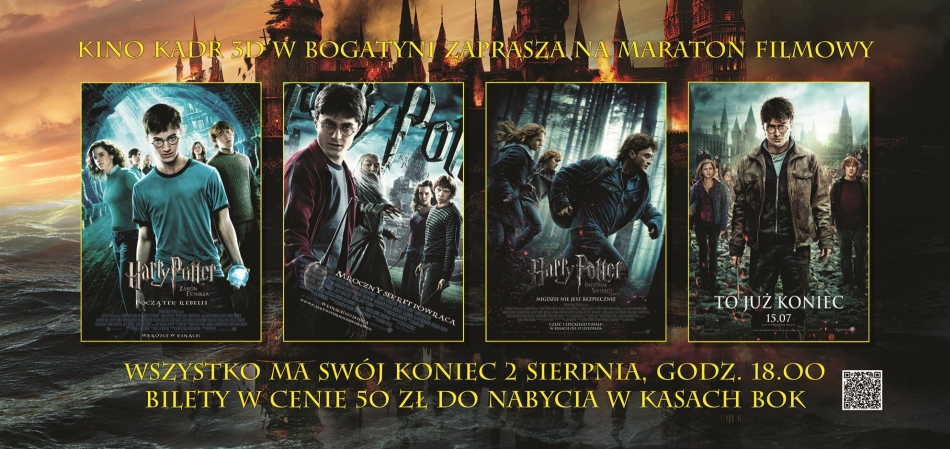 "Harry Potter" - Maraton Filmowy cz.2 (2.08.2024)