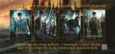 &quot;Harry Potter&quot; - Maraton Filmowy cz.2 (2.08.2024)