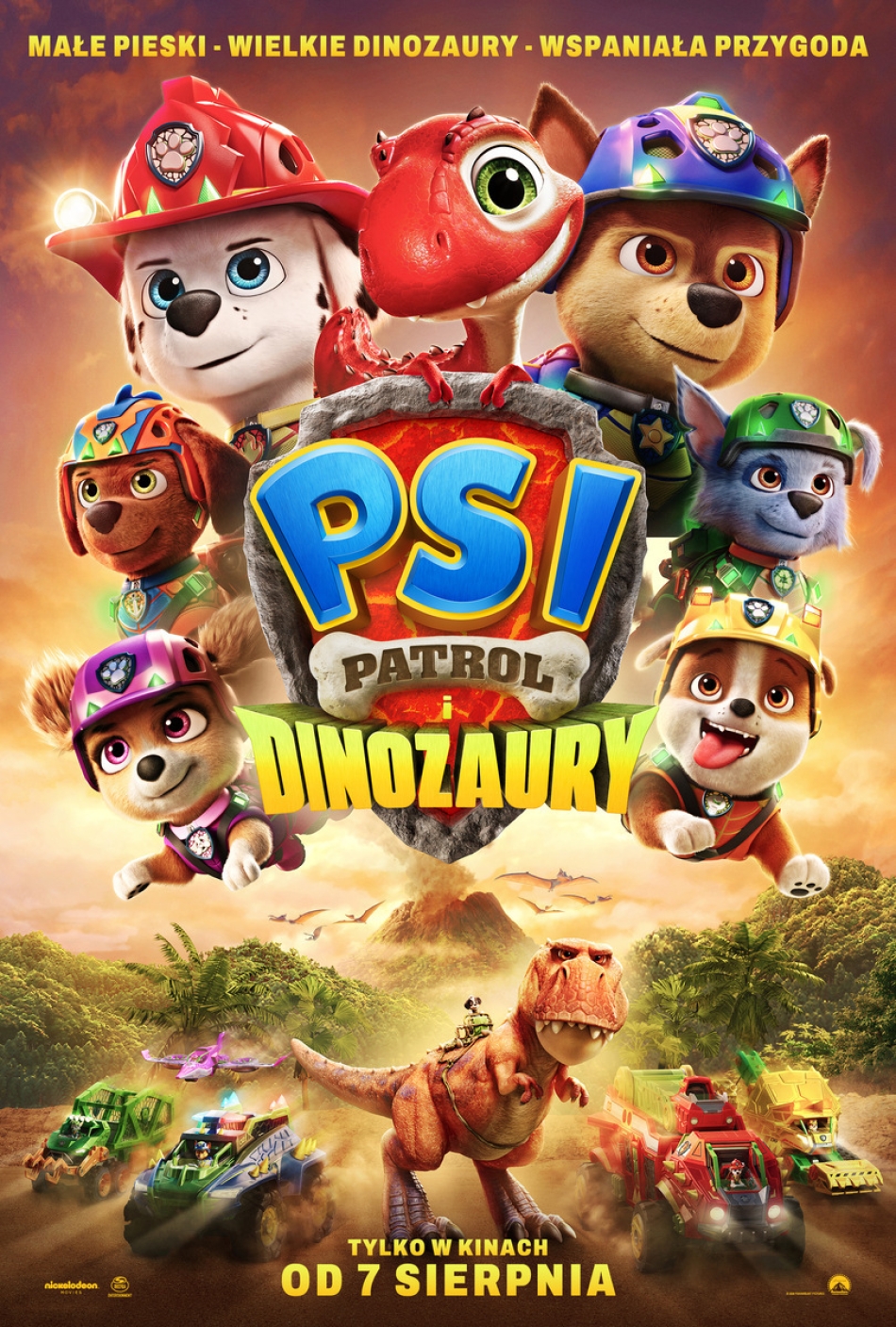 "Psi Patrol i Dinozaury" 4-8.09.2026, godz. 16.00 (DUBBING,2D)